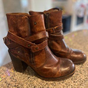 Leather Booties - Freebird by Steven